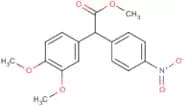 Methyl 2-(4-nitrophenyl)-2-(3,4-dimethoxyphenyl)acetate