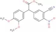 Methyl 2-(3-cyano-4-nitrophenyl)-2-(3,4-dimethoxyphenyl)acetate