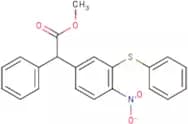 Methyl 2-(4-nitro-3-(phenylthio)phenyl)-2-phenylacetate