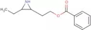 2-(3-Ethylaziridin-2-yl)ethyl benzoate