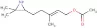 (E)-5-(3,3-Dimethylaziridin-2-yl)-3-methylpent-2-en-1-yl acetate
