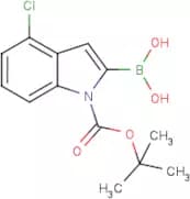 4-Chloroindole-2-boronic acid, N-BOC protected