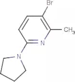 3-Bromo-2-methyl-6-(pyrrolidin-1-yl)pyridine