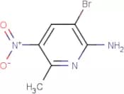 2-Amino-3-bromo-6-methyl-5-nitropyridine