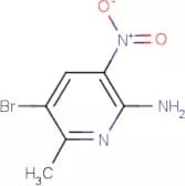 2-Amino-5-bromo-6-methyl-3-nitropyridine