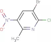 3-Bromo-2-chloro-6-methyl-5-nitropyridine