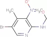 5-Bromo-2-ethylamino-4-methyl-3-nitropyridine