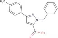 1-Benzyl-3-p-tolyl-1h-pyrazole-5-carboxylic acid
