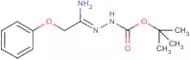 N'-[1-Amino-2-phenoxyethylidene]hydrazinecarboxylic acid tert-butyl ester