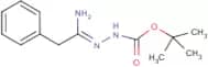 N'-[1-Amino-2-phenylethylidene]hydrazinecarboxylic acid tert-butyl ester