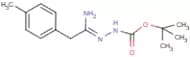 N'-[1-Amino-2-p-tolylethylidene]hydrazinecarboxylic acid tert-butyl ester
