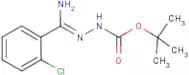 N'-[1-Amino-1-(2-chlorophenyl)methylidene]hydrazinecarboxylic acid tert-butyl ester