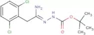 N'-[1-Amino-2-(2,6-dichlorophenyl)ethylidene]hydrazinecarboxylic acid tert-butyl ester