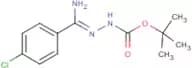 N'-[1-Amino-1-(4-chlorophenyl)methylidene]hydrazinecarboxylic acid tert-butyl ester