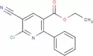 Ethyl 6-chloro-5-cyano-2-phenylnicotinate
