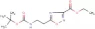 Ethyl 5-(2-tert-butyloxycarbonylaminoethyl)-[1,2,4]oxadiazole-3-carboxylate