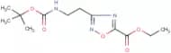 Ethyl 3-(2-tert-butyloxycarbonylaminoethyl)-[1,2,4]oxadiazole-5-carboxylate