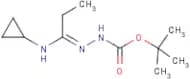 N'-[1-Cyclopropylaminopropylidene]hydrazinecarboxylic acid tert-butyl ester