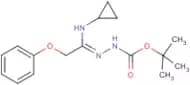 N'-[1-Cyclopropylamino-2-phenoxyethylidene]hydrazinecarboxylic acid tert-butyl ester
