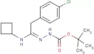 N'-[2-(4-Chlorophenyl)-1-cyclobutylaminoethylidene]hydrazinecarboxylic acid tert-butyl ester