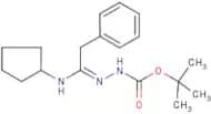 N'-[1-Cyclopentylamino-2-phenylethylidene]hydrazinecarboxylic acid tert-butyl ester