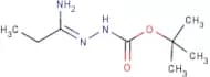 N'-[1-Aminopropylidene]hydrazinecarboxylic acid tert-butyl ester