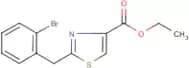 Ethyl 2-(2-bromobenzyl)thiazole-4-carboxylate