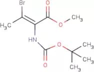 (E)-3-Bromo-2-tert-butoxycarbonylamino-but-2-enoic acid methyl ester