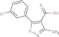 5-(3-Chloro-phenyl)-3-methyl-isoxazole-4-carboxylic acid