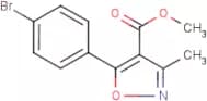 5-(4-Bromo-phenyl)-3-methyl-isoxazole-4-carboxylic acid methyl ester