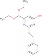 2-(Benzylsulphanyl)-6-(diethoxymethyl)-4-hydroxypyrimidine