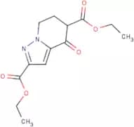 4-Oxo-4,5,6,7-tetrahydro-pyrazolo[1,5-a]pyridine-2,5-dicarboxylic acid diethyl ester