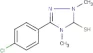5-(4-Chlorophenyl)-2,4-dimethyl-3,4-dihydro-2H-[1,2,4]triazole-3-thiol