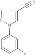 1-(3-Bromophenyl)-1H-pyrazole-4-carbonitrile