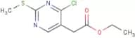 Ethyl 2-(4-chloro-2-(methylthio)pyrimidin-5-yl)acetate