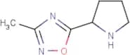 3-Methyl-5-(pyrrolidin-2-yl)-1,2,4-oxadiazole