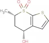 (4R,6S)-6-Methyl-7,7-dioxo-5,6-dihydro-4H-thieno[2,3-b]thiopyran-4-ol
