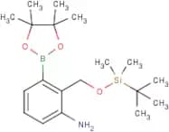 2-(((tert-Butyldimethylsilyl)oxy)methyl)-3-(4,4,5,5-tetramethyl-1,3,2-dioxaborolan-2-yl)aniline