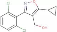 (5-Cyclopropyl-3-(2,6-dichlorophenyl)isoxazol-4-yl)methanol