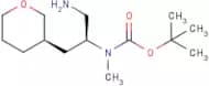 tert-Butyl ((S)-1-amino-3-((R)-tetrahydro-2H-pyran-3-yl)propan-2-yl)(methyl)carbamate
