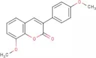 8-Methoxy-3-(4'-methoxyphenyl)coumarin