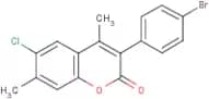 3-(4’-Bromophenyl)-6-chloro-4,7-dimethylcoumarin
