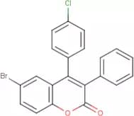 6-Bromo-4(4’-chlorophenyl)-3-phenylcoumarin