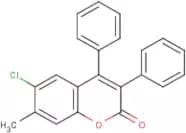 6-Chloro-3,4-diphenyl-7-methylcoumarin