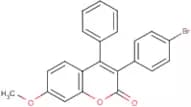 3-(4'-Bromophenyl)-7-methoxy-4-phenylcoumarin