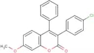 3-(4'-Chlorophenyl)-7-methoxy-4-phenylcoumarin