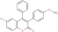 6-Chloro-3-(4’-methoxyphenyl)-4-phenylcoumarin