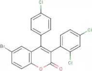 6-Bromo-4-(4’-chlorophenyl)-3-(2’,4’-dichlorophenyl)coumarin