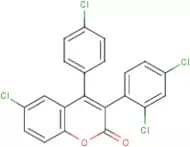 6-Chloro-4-(4’-chlorophenyl)-3-(2’,4’-dichlorophenyl)coumarin