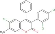 6-Chloro-3-(2’,4’-dichlorophenyl)-7-methyl-4-phenylcoumarin